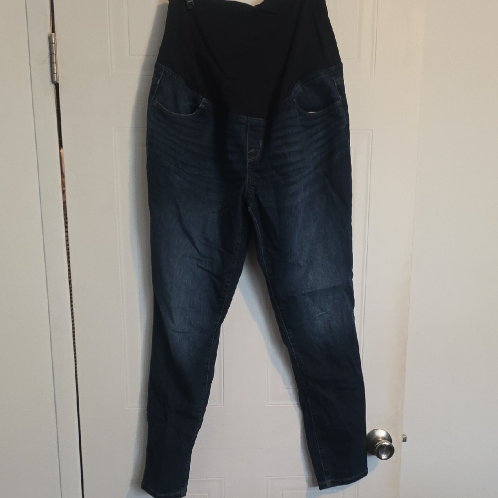 Isabel Maternity by Ingrid & Isabel Dark Blue Skinny Jeans